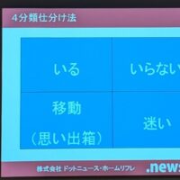 4分類仕分け法の表